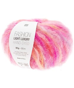 Découvrez l'Élégance Naturelle : Pelote de Laine et Alpaga LIGHT LUXURY HAND-DYED de RICO Design 02 Rose
