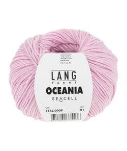 Pelote de Coton à crocheter et tricoter Oceania - Lang Yarns 9 Rose