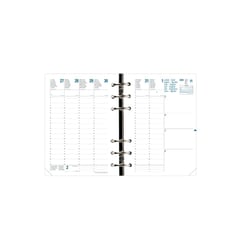 COMPACTIMER ML Recharge - 11,5x16 cm - Semainier - 17 mois de août à décembre