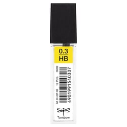 Mine pour porte-mine TOMBOW - Dureté HB - Pointe 0,3 mm - Lot de 12 étuis de 12 mines