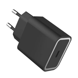 Force Power Chargeur Secteur USB C 25W Power Delivery Noir