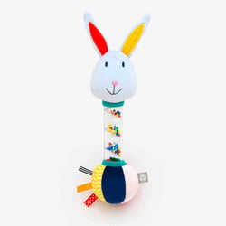 Hochet bâton de pluie Léandre le lapin Oxybul