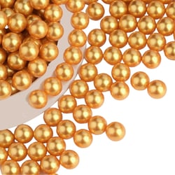 500 perles sans trou rondes acrylique jaune Nacré 2 mm - non percée - création diy