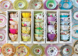 Puzzle 1000 pièces - Tea Cups Boxes - Eurographics