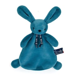 Dorlotin doudou lapin bleu minéral MA0186 - Maïlou Tradition - Aqua
