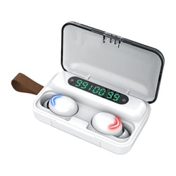 Ecouteurs Bluetooth Réduction De Bruit Écran LED Toucher Intelligent 220h Blanc YONIS
