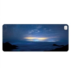 Tapis De Souris Chauffant Étanche Avec Réglage Température Rapide 80x33cm Bleu YONIS