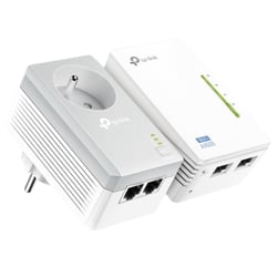 Tp-Link Kit Répéteur Wi-Fi N300 avec Adaptateur CPL 600 Mbps Blanc