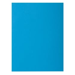 Paquet de 50 chemises 2 rabats ROCK''S 210 - 24x32cm - Bleu - x 5 - Exacompta