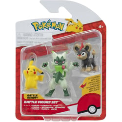Pokémon Pack de 3 Figurines de Combat