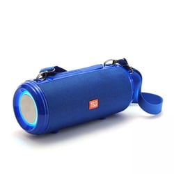 Enceinte Bluetooth Portable Étanche Lumière RGB Autonomie 10h Fonction TWS Bleu YONIS