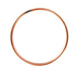 Graine Créative - Armature abat-jour cercle cuivré Diamètre 15 cm