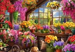 Puzzle 1000 pièces - La Cabane de Rempotage - Bluebird Puzzle