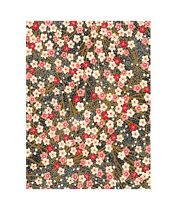 Tissu coton japonais de 135 cm de largeur japon rose vendu par 50 cm