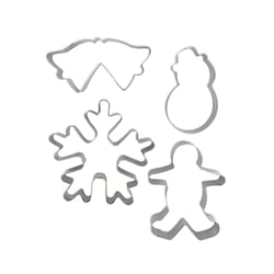 Lot de 4 emporte-pièces de Noël Zenker Emporte-pièces