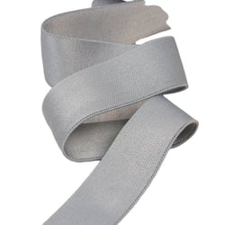 Elastique microfibre ultra doux gris clair au mètre