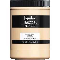Peinture acrylique - Titane écru - 434 - Liquitex Basics acrylic - Pot 946ml