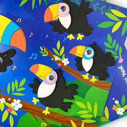 Famille Toucans - Kit Créatif en mousse - Apli Krapli