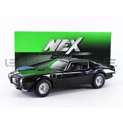 Voiture Miniature de Collection - WELLY 1/24 - PONTIAC Firebird Trans-Am - 1972 - Noir