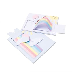 Gabarit de découpe pour machine - Sizzix - Thinlits Die Set 13 pièces Rainbow Slider Card
