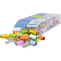 Pinces à clip - Petite taille - 19mm - Accessoires de bureau - Boîte de 80 unités