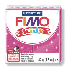 Fimo - Pâte Fimo Kids 42 g Rose pailleté 8030.262