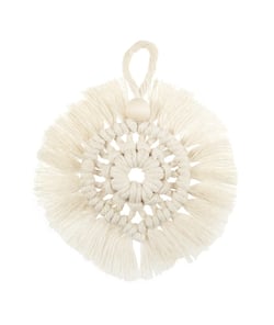 Kit Macramé Couronne Naturelle - 10 x 10 cm - Trimits Naturel