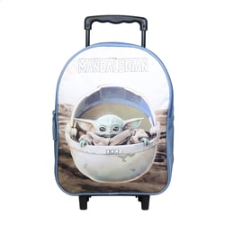 Sac à dos à roulettes 31 cm Disney Star Wars / The Mandalorian Baby Yoda Beige - BAGTROTTER
