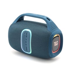 Enceinte Bluetooth Portable Sans Fil Avec Lumières RGB Et Son Clair Bleu YONIS