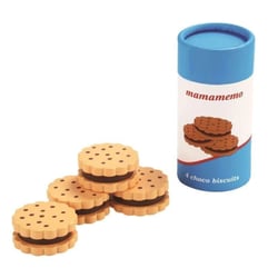 Boite de 4 biscuits au chocolat en bois - Mamamemo