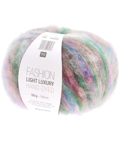 Découvrez l'Élégance Naturelle : Pelote de Laine et Alpaga LIGHT LUXURY HAND-DYED de RICO Design 009 Multicolore Retro