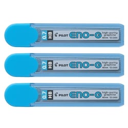 Lot de 3 étuis de 12 mines PILOT ENO-G 0,7 mm HB