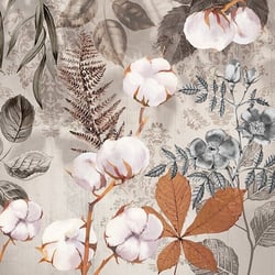 Lot de 4 serviettes en papier découpage collage 33 cm COTON N 305