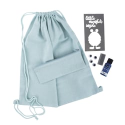 Kit: Sac de sport Kit Monstre, 38x42cm+21x8cm, boîte 1 Set
