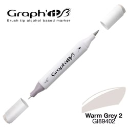 Graph'It - Marqueur manga à l'alcool Graph'it Brush 9402 Warm Grey 2