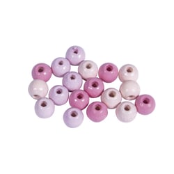 Perles en bois 6mm Assortiment