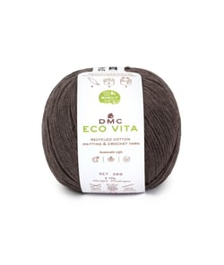 Fil de coton recyclé ECO VITA pour tricot et crochet - 100GR - DMC 11 Chêne