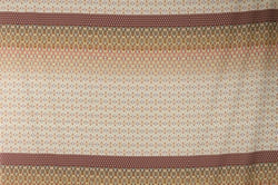 Tissu Panneau Satin Gianni Tessuti 70x145cm Losa sur fond Ecru