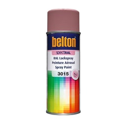 Spray de peinture Belton Spectral RAL3015 rose clair 400ml