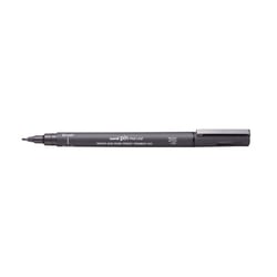Lot de 12 feutres techniques pointe pinceau UNI-BALL PIN 000200BR GF gris foncé