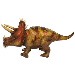 Ballon aluminium articulé - triceratops - à poser