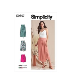 Patron Simplicity 9607 - Jupes pour jeunes filles taille n°FR 34-42
