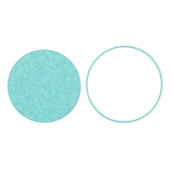 Matrices de découpe et de gaufrage Nellie's Choice - Cercle Fleurs - 11,1 x 11,1 cm