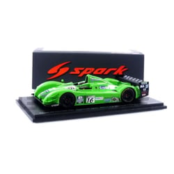 Voiture miniature de collection - SPARK - COURAGE C60 - 1/43 - Vainqueur FIA Estoril 2003 - Blanc/Vert