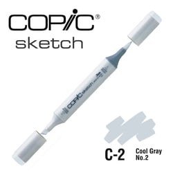 Copic - Marqueur à l'alcool Copic Sketch C2 Cool Gray No.2