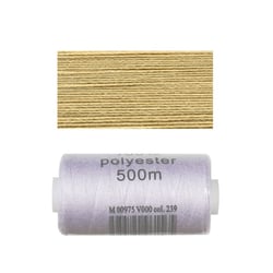 Bobine 500m fil polyester Champagne