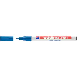 Lot de 10 Marqueurs Peinture 751 Bleu 1-2 mm EDDING