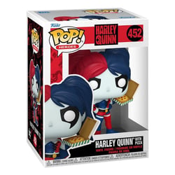 DC Comics : Harley Quinn Takeover - Figurine POP! Harley with Pizza 9 cm - Funko