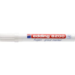 Marqueur joints Edding 8200 pointe ogive blanc
