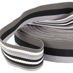 Film 20m sangle bandes double face  40mm Gris